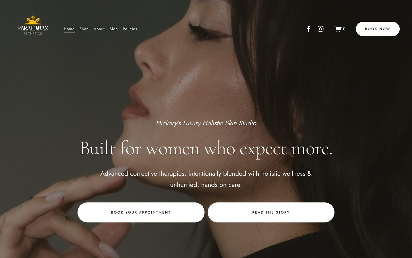 Skin studio homepage
