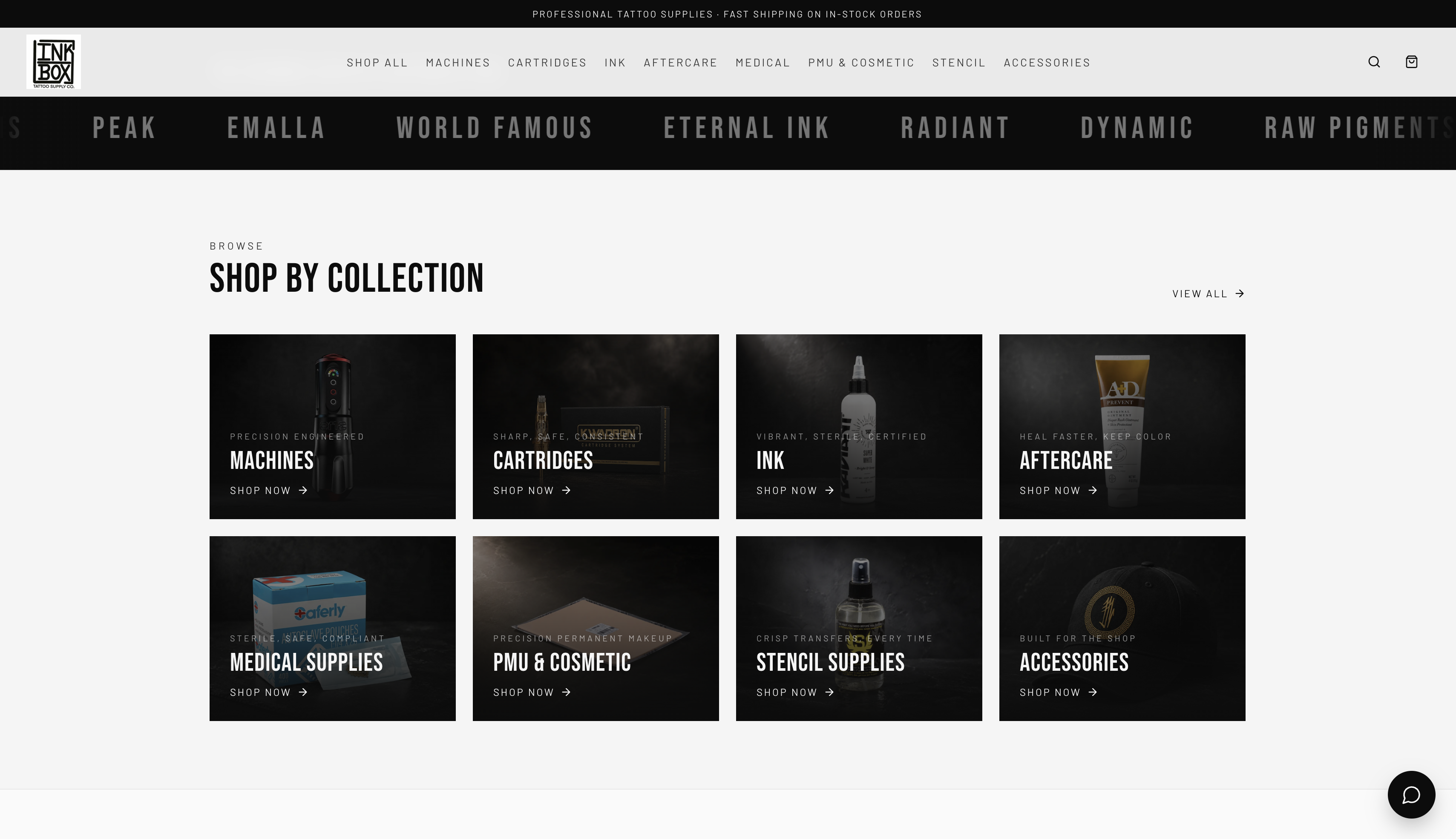 Shop by collection grid